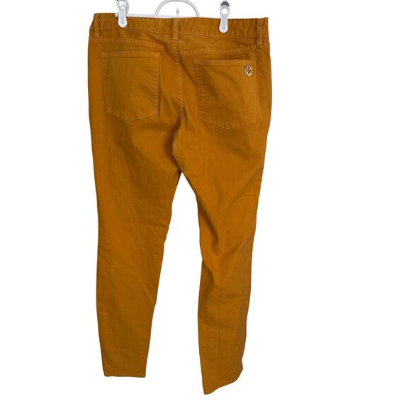 Tory Burch Jeans Women's 32 Mustard Super Skinny Mid Rise Denim - Picture 4 of 10